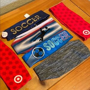 Soccer Themed Kids Hair Accessories Set